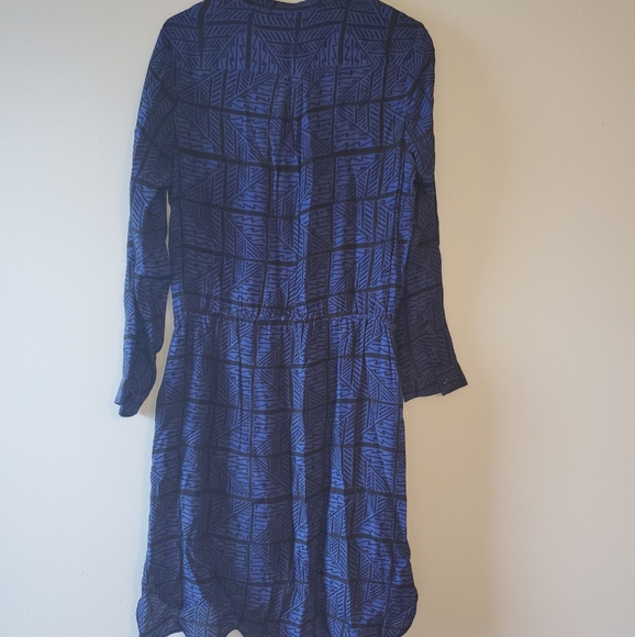 Lucky Brand Long Sleeve Tie-Waist Pocket Dress | L - Picture 6 of 6